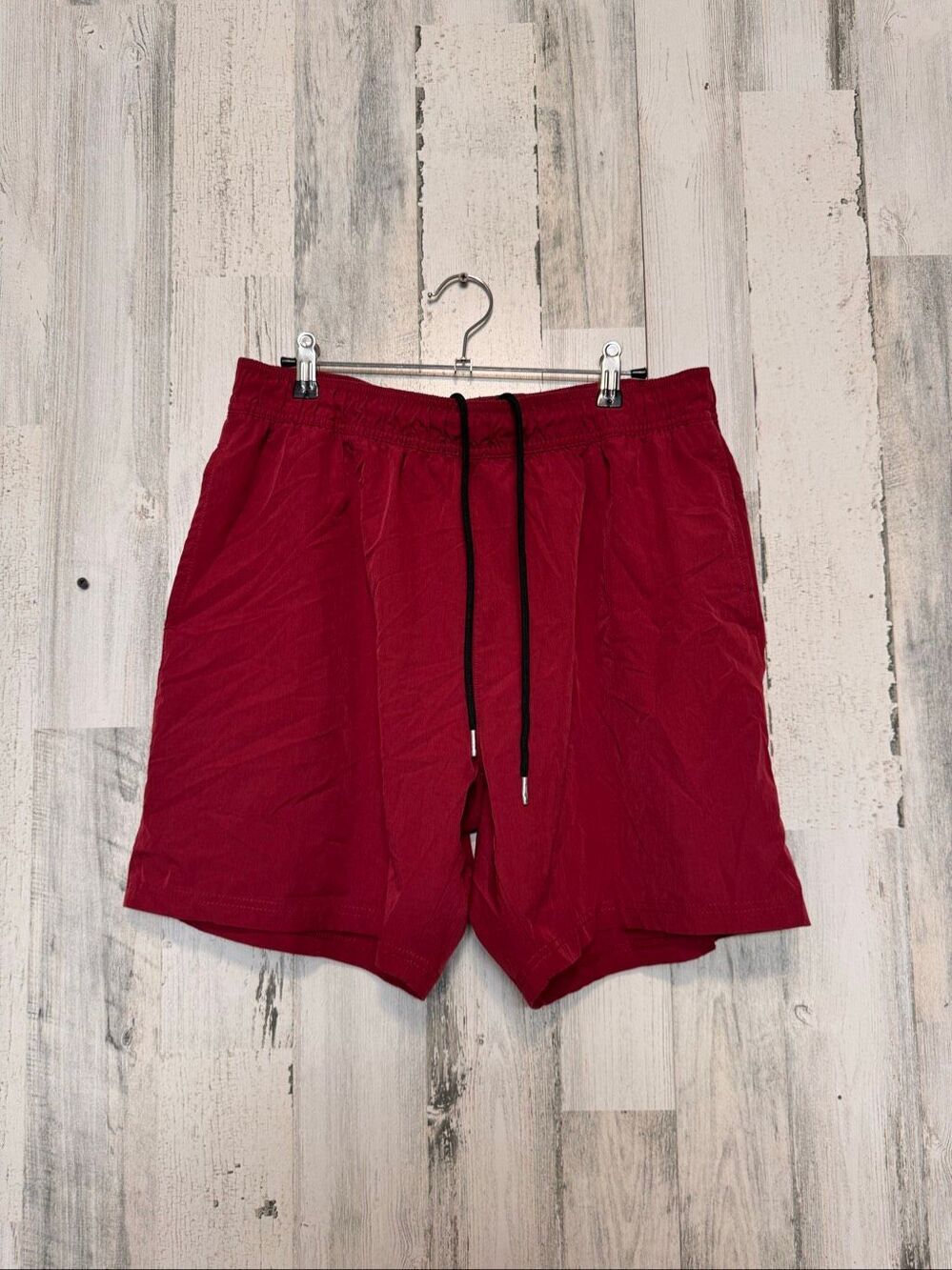 All in Motion Stretch Athletic Training Shorts Mens XL (40-42) Burgundy Maroon